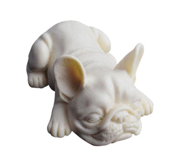 3d lindos perros encantadores mousse molde bulldog helado silicona para hornear herramientas gumpaste herramientas de postres para decoración de pastel K699 210226334026