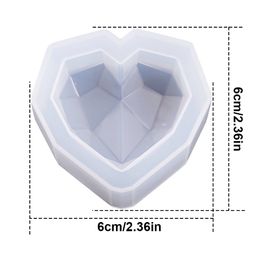 Moule de savon diamant 3D LOVE CAROAL FAME DE SILICONE MOULLE