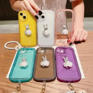 3D DIY Gepersonaliseerde kisten Clear Bling Diamond Rhinestone Cuter Glitter Luxe Fashion Cool Soft Girly Silicone Cover voor iPhone 14 13 12 11 Pro Max XR XS Max 8 7 6s Plus