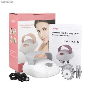 3D Elektrische Full Body Massager Roller Gezicht Lichaam Afslanken Massager Anti-Cellulite Vetverbrander Machine Masseren Slimmer Apparaat L230520