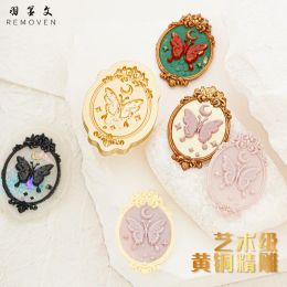 3D Embosse Wax Seal Stamp Flowers Fleurs papillon / libellule / baleine Tire de tampon pour cartes de scrapbooking Enveloppes Invitations de mariage