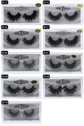 Cils 3D 20 Styles, 1 paire, bande complète, longs, individuels, multicouches, épais, 3468073