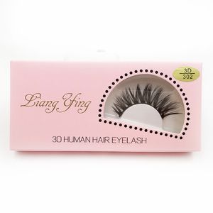 Kerstcadeau 3D valse wimpers 1 paar nerts zacht 18 stijlen roze schattige kast lange dikke kruis natuurlijke make -up faux oogwimpers extensie