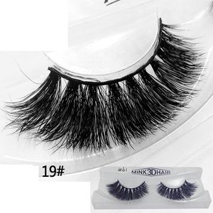 Faux cils 3D en vison, 12 Styles de maquillage, 100% naturels, épais, Extension de cils, outils de beauté