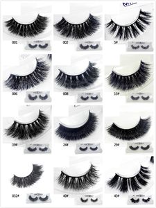 Faux cils 3D en vison, 12 Styles pour les yeux, naturels, épais, Extension de maquillage, outils de beauté