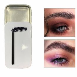 3D Feathery Brows Sourcils Shaping Crème Maquillage Gel Styling Cire Savon Imperméable À L'eau Longue Durée Kit De Réglage Des Sourcils 5 Couleurs 10set