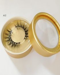 3D Fiber Lash 3D Faux Mink Hair valse wimpers Wispies Long Cross Lashes Handgemaakte oogmake -upverlenging Lashes 96663448