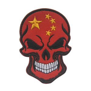 3d vlaggen van de World Skull Skull Armband Punisher Flag Patch USA Spanje Rusland Israel Canada UK Turkije Moreel Militair Badge