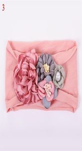 3D Flower Child Kids Baby Hairband Band Stretch Turban High Quality Head Wrap Bow Band Band Couvroises Accessoires de cheveux élastiques 310y5590783