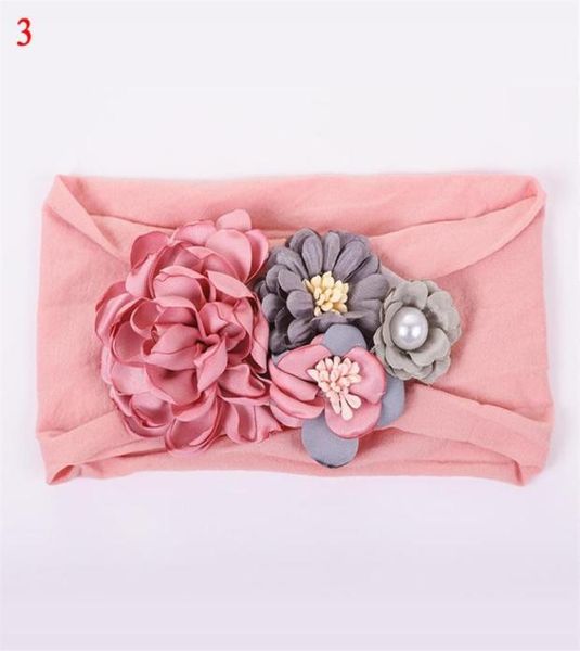 3D Flower Child Kids Baby Hairband Band Stretch Turban High Quality Head Wrap Bow Band Band Couvroises Accessoires de cheveux élastiques 310y8157498