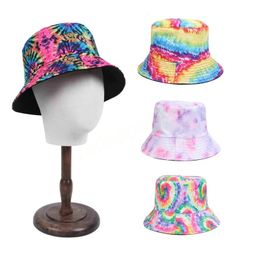 3D Flower Print Fisherman Hat Women Japanse Fashion Woman Summer Outdoor Sun Hat Hip Hop Hats