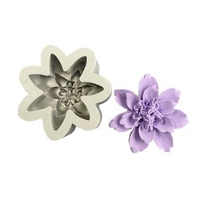 Fleurée de fleur 3D Moule de silicone cuisine bricolage outil de boulangerie de boulangerie