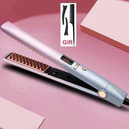 3D Fluffy Corn Curling Iron Tangs LCD Display Wave Electric Ceramic Negatief Ion Digital Styling Tools 240325