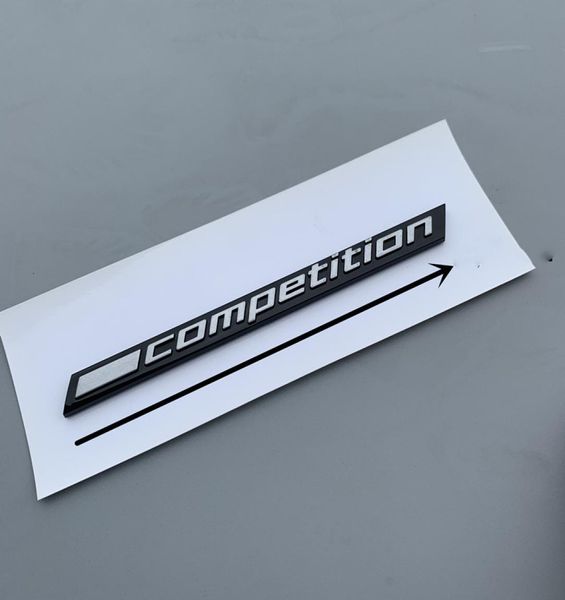 Étiquette de compétition 3D pour BMW M2, emblème noir pour coffre arrière F90, Logo de voiture série 3 5 7 E32 E34 E36 E388424384