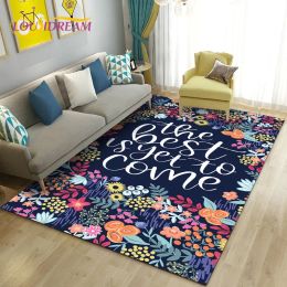 3D verse bloemplantblad Lapperdikper groot, tapijt Tapijt voor woonkamer slaapkamer bank portier decoratie, keuken niet-slip vloermat