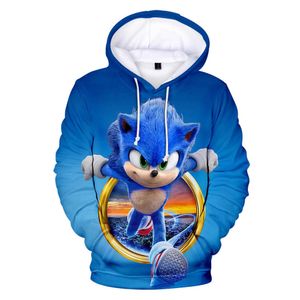 Sudadera con capucha estampada Sonic Shadow Hedgehog del juego 3D