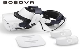 Lunettes 3D BOBOVR M2 Plus STRAP TWIN BATTERIE TWIN COMBO COMPATIBLE AVEC META QUEST 2 VR POWER BANK CHARGER Stationdock avec B2 BAT8403570