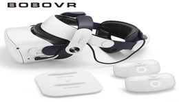 3D -bril Bobovr M2 Plus hoofdriem Twin Battery Combo compatibel met Meta Quest 2 VR Power Bank Charger StationDock met B2 BAT9561920