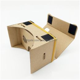 Lunettes 3D en carton, bricolage, téléphone portable, réalité virtuelle, boîte à outils officielle Vr, livraison directe, électronique, Audio et vidéo pour la maison, Dh7Uc