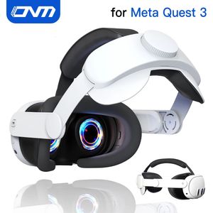 Sangle de tête pour lunettes 3D pour Meta Quest 3, confort réglable, support amélioré, accessoires VR virtuels 231117