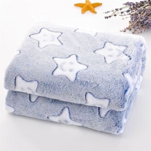 3D graan Fluffy Soft Coral Fleece Swan Animal Star Furry Thermal Born Swaddle Baby Dken Toddler Bedding Quilt 220523