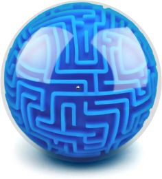 3D Gravity Maze Ball Puzzle Toy Cadeaux pour enfants adultes - défis le jeu des amante de jeu Tiny Balls Brain Teasers (bleu)