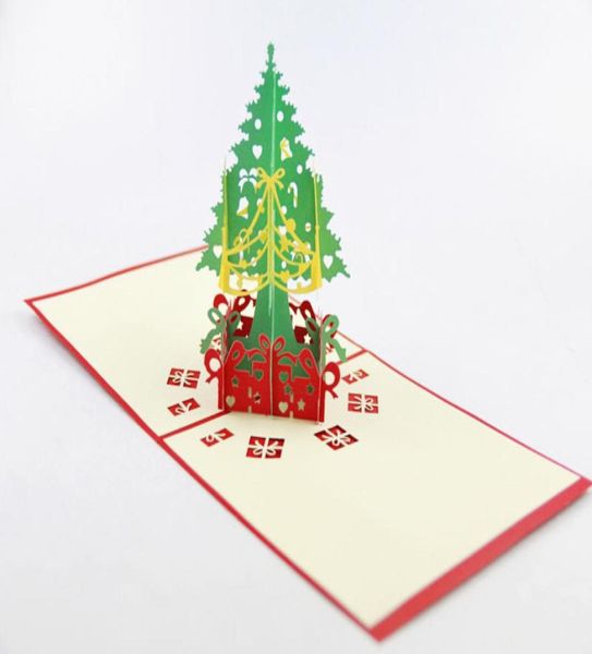 Tarjeta de felicitación 3d, tarjetas de regalo, regalo de Navidad, decoración navideña, tarjetas de Navidad para saludo, tarjetas bessing, tarjeta de felicitación emergente7620468