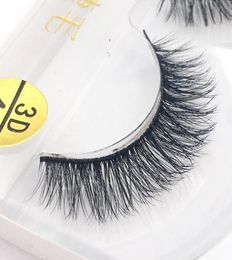 3d cils faits à la main synthétiques artificiels min k false mi nk eyelas hes lash exte nose pour usage quotidien8799098