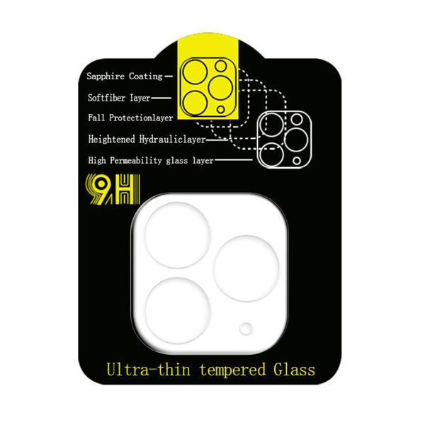 Retour HD clair Transparent verre trempé résistant aux rayures lentille de caméra arrière protection complète verre trempé Transparent pour iPhone 14 13 12 11 Pro Max Mini