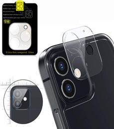 3D HD HD Clear ScratchResistant arrière Camera Lens Protector Temperred Verre avec Cercle Flash pour iPhone 12 Mini 11 Pro Max8188065