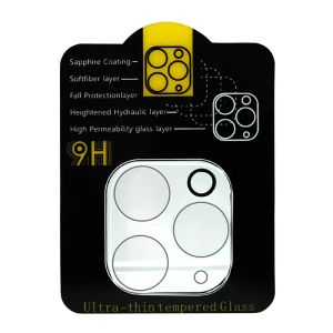 3D HD Clear Scratchresistante achteruitrijcamera Lens Protector Geëerd glas met flitscirkel voor iPhone 14 13 12 Mini 11 Pro Max