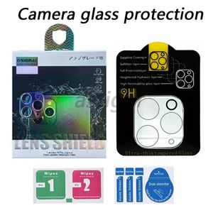 3D HD Volledige Cover Clear Krasbestendig Achter Back Camera Lens Protector Gehard Glas film Met Flash Cirkel Voor iPhone 15 14 13 12 11 Pro Max 14plus met doos