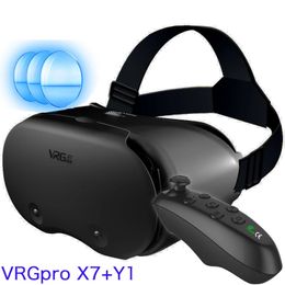 Casque 3D Virtual Reality VR Glasses pour 5 à 7 pouces Smartphones Prise en charge 0800 Myopia Headset Phone Mobile 240506