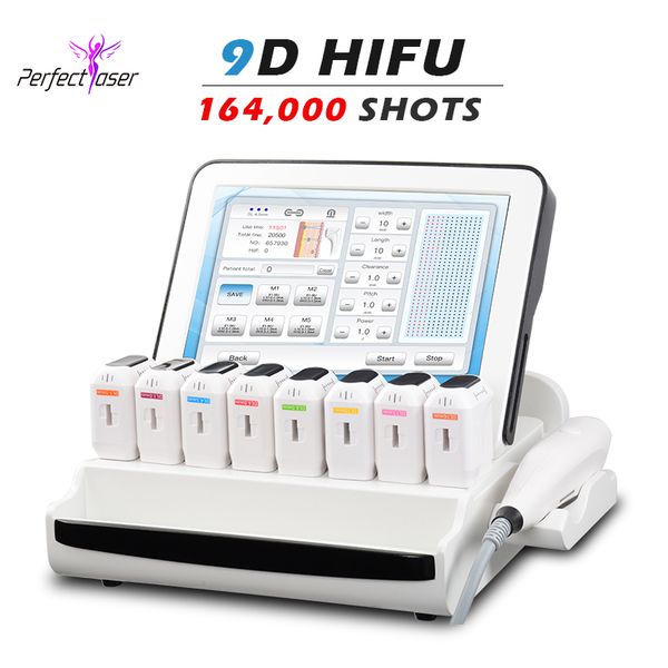 3D hifu cuerpo y cara hifu eliminación de arrugas máquina de estiramiento de la piel máquina de ultrasonido 2d hifu 11 líneas tratamiento para aclarar la cara