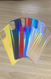 Película de pegatinas de vidrio templado 3D Hologram para el holograma para iPhone 11 Pro Max Hologry Stickes Films 200pcs2657861