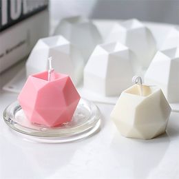 Molde de vela de silicona Irregular 3D para aromaterapia, Material hecho a mano DIY, suministros de fabricación de moldes de resina 220815