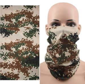 Jungle 3D Camo Guêtres Sports de plein air Écharpe magique Vélo Bandeau Vélo Vélo Cagoule Cou Tube Réchauffeur Équitation Bandanas Masque Visage