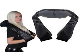 3D Kneading Shiatsu Cervical Back Neck Massager sjaal elektrische roller warmte apparaat handleiding China Home auto schoudermassage machine T703744444