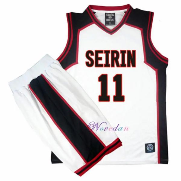 3D Kuroko no Basket Basuke Uniforme de cosplay SEIRIN Camiseta de baloncesto número 10 11 Kagami Taiga Ropa deportiva Camisetas Pantalones cortos Conjunto de disfraces 240319