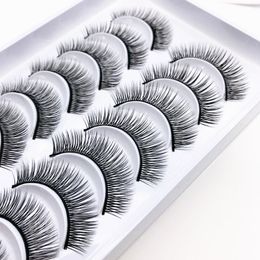 3D cils faux cils couleurs combinaison de cils combinaison curler brosse naturelle maquillage en gros épais
