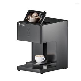 Máquina de café de arte latte 3D Bebidas automáticas Selfie de alimentos con conexión WiFi Impresión Cartuchos de tinta comestibles