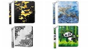 Cas de portefeuille en cuir 3D pour iPhone 14 Pro Max 2022 61 67 pouces Tiger Cat Wolf Lace Flower Cartoon Panda Id Butterfly Cover Carte S5119778