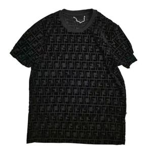 Lettre 3D Hommes T-shirt Casual Jacquard Polo Designer Bouton Chemises Hommes Femmes T-shirt d'affaires T-shirt à manches courtes Sweat-shirt de luxe en coton Pull