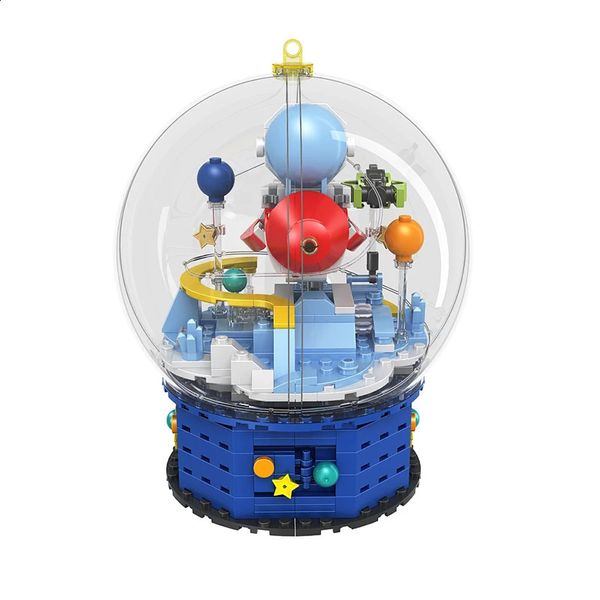3D Magic Astronsut Space Rocket Blocs Bricks Intellect Bal Balance Maze Game Puzzle Globe Toy Kid Gift 240428