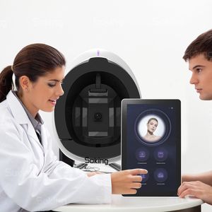 3D Magic Mirror Analizzatore della pelle del viso Tester della pelle Analisi del viso Scanner del sistema di gestione Strumento di immagine intelligente Analisi delle rughe della pelle Diagnosi