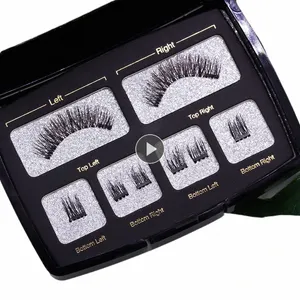 3D Magnetische Eyeles Trend LG-blijvende Dikke Zachte Nep Les Handgemaakte Vrouwen Cosmetica Make-up Tool Gemakkelijk aan te brengen Meisjes Geschenk L9Im#
