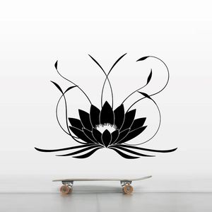 3d Mandala Lotus Sticker Mural PVC Amovible Yoga Stickers Muraux Autocollants Pour Chambre Salon Décoration de La Maison Murale