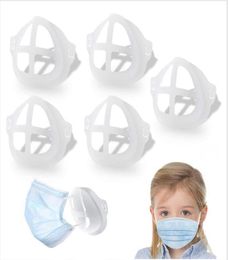 3D Mask Bracket voor volwassen kinderlippenstiftbeschermingsstandaard Masker Inner -ondersteuning voor ademende gezichtsmaskers Holder Holle Accessoires1676605