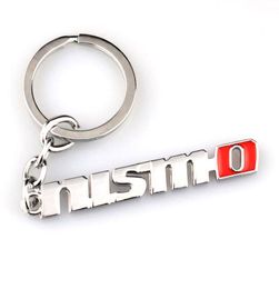 3D Metal Car Key Chain Keyrings Case Nismo Emblem pour Nissan Qashqai Juke Xtrail Tiida T32 ACCESSOIRES DE CORTIE CLÉ ALMERA STYL1566201