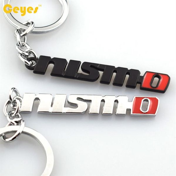 3D métal porte-clés de voiture porte-clés étui NISMO emblème pour nissan qashqai juke x-trail tiida t32 almera porte-clés accessoires de voiture Styl221g